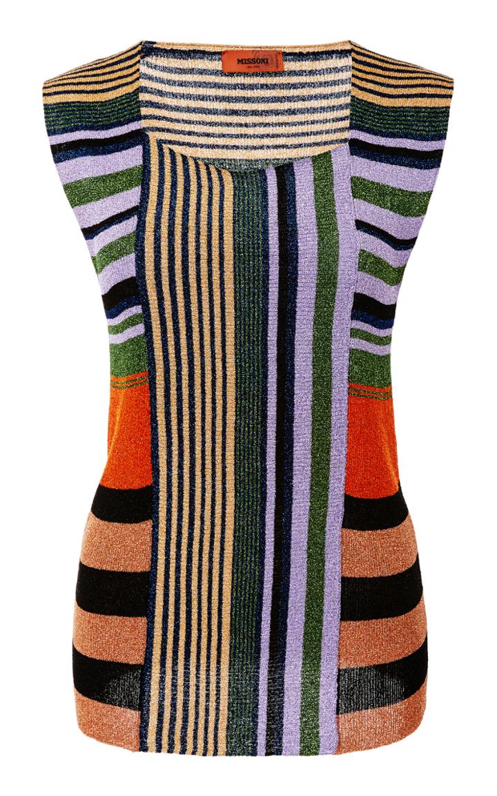 Missoni Fitted Striped Tank