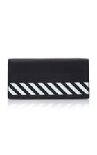 Off-white C/o Virgil Abloh Striped Leather Wallet