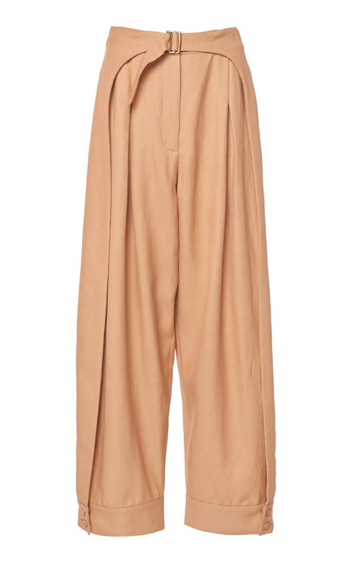 Alberta Ferretti Tapered Twill Pants