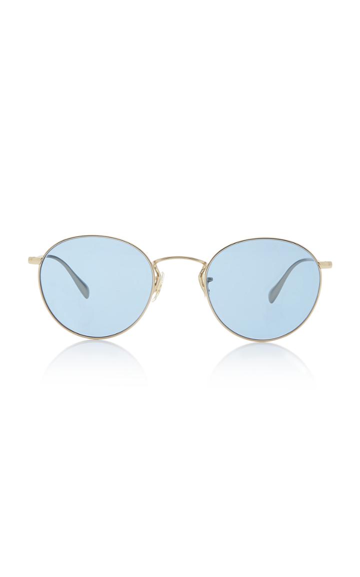 Oliver Peoples Coleridge Metal Round-frame Sunglasses