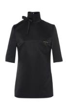 Prada Silk Satin High Neck Top
