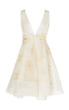 Moda Operandi Brock Collection Floral-printed Layered Silk Mini Dress Size: 0