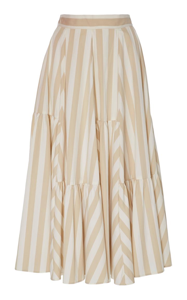 Tome Full Paneled Cotton Skirt