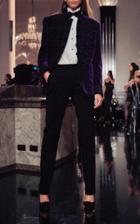 Moda Operandi Ralph Lauren Byron Braided-trim Velvet Jacket Size: 0