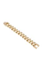 Shay Pave Horseshoe Lock Jumbo Link Bracelet