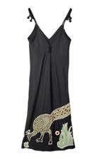 Tuinch Bird Embroidered Cotton Dress