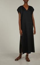 Moda Operandi La Collection Esther Linen-blend Sleeveless Midi Dress