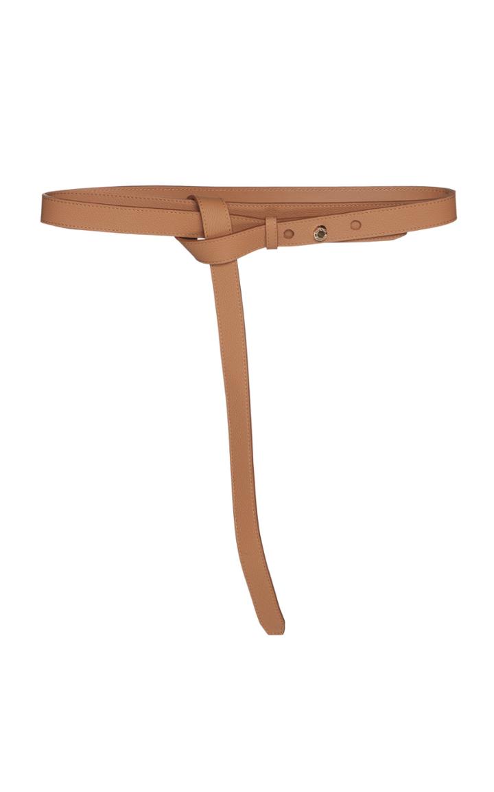 Agnona Leather Double Wrap Belt