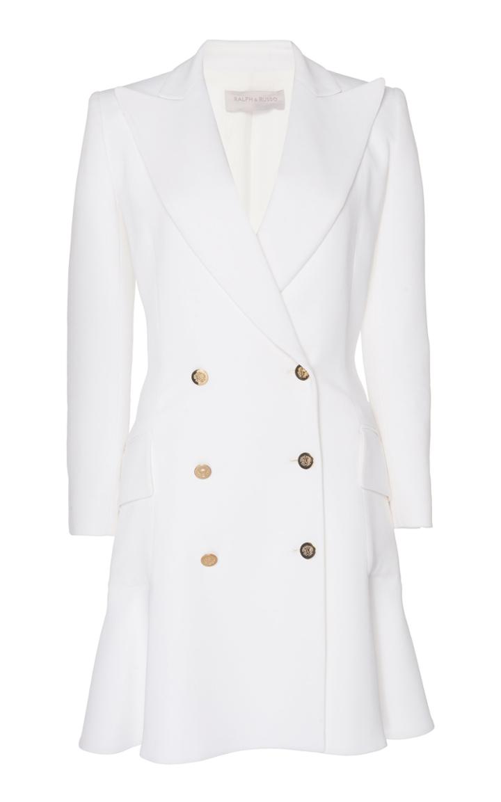 Ralph & Russo Mini Tailored Crepe Dress