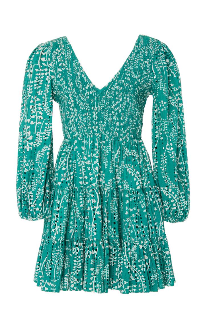Rixo Sasha Broderie Anglaise Mini Dress