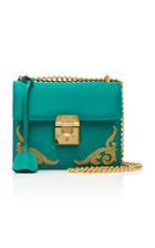 Mark Cross Night Bag In Embroidered Satin