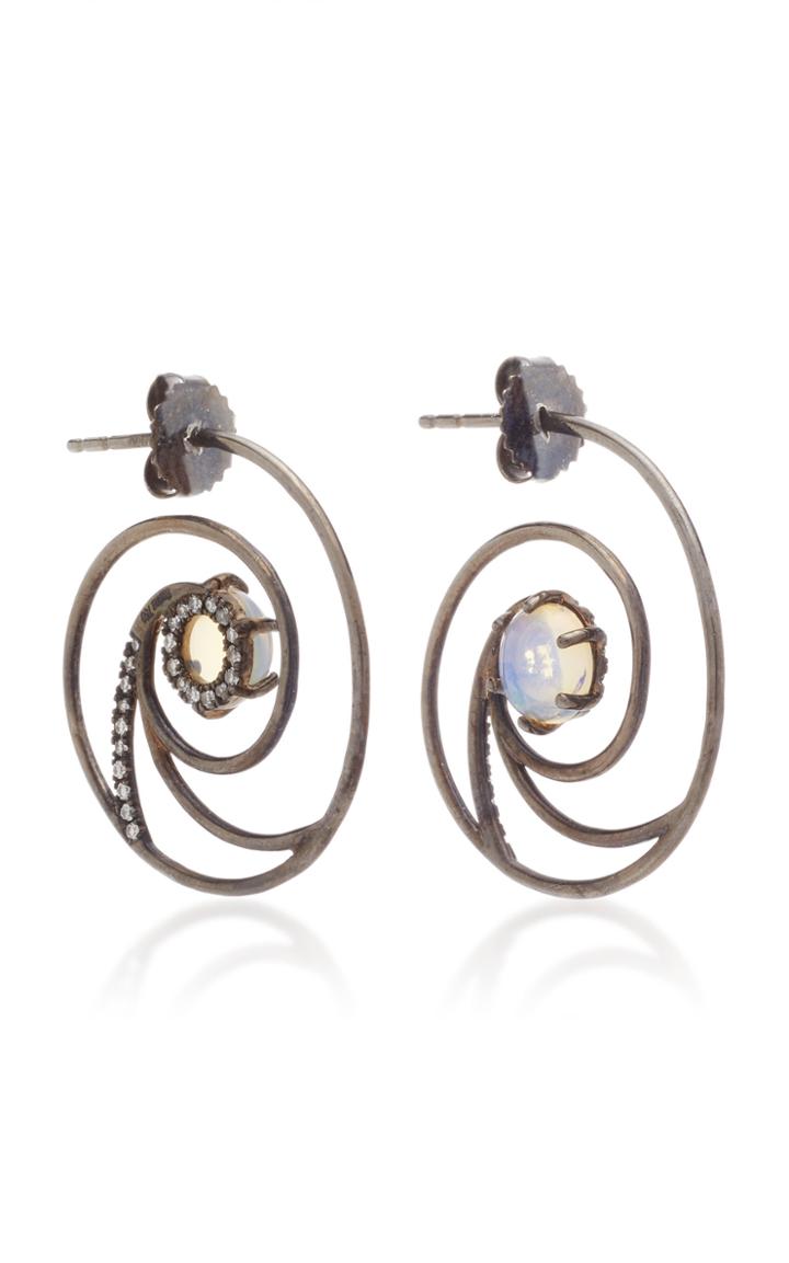 Renna Small Lunasea Hoop Earrings