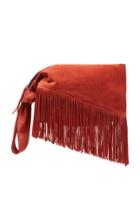 Isabel Marant Farwo Suede Modern Fringe Pouch