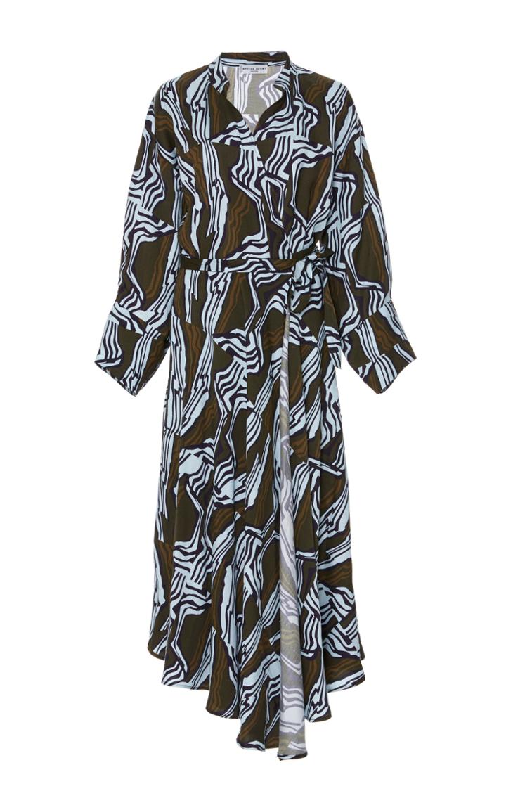 Apiece Apart Wild Waves Wrap Dress