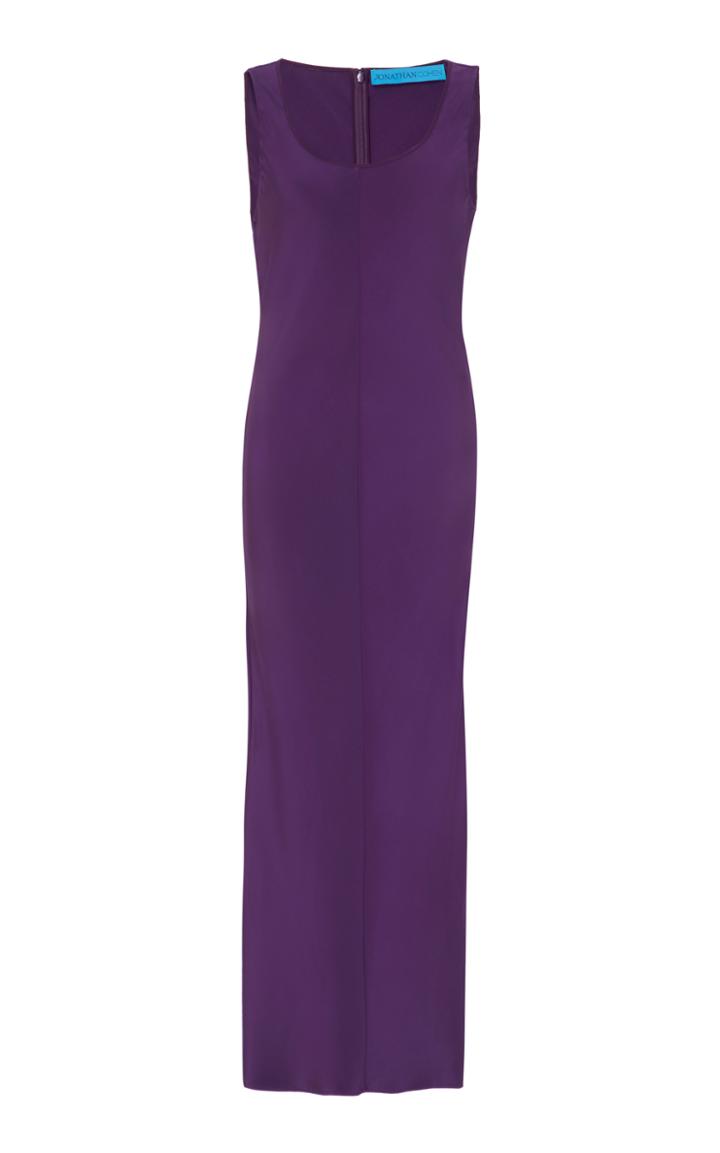 Jonathan Cohen Sleeveless Bias Silk Dress
