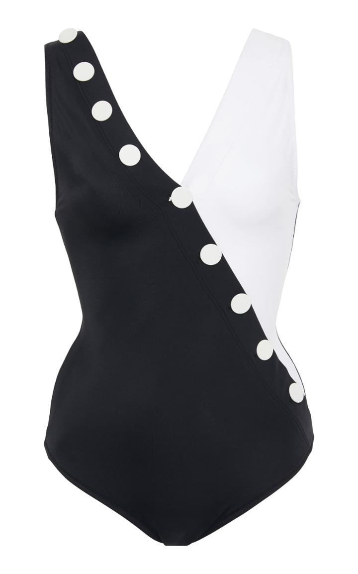 Oye Swimwear Kate Button One-piece Swimsuit