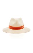 Maison Michel Rico Straw Fedora Hat
