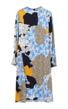 By Malene Birger Sofya Printed Patchwork-effect Dress