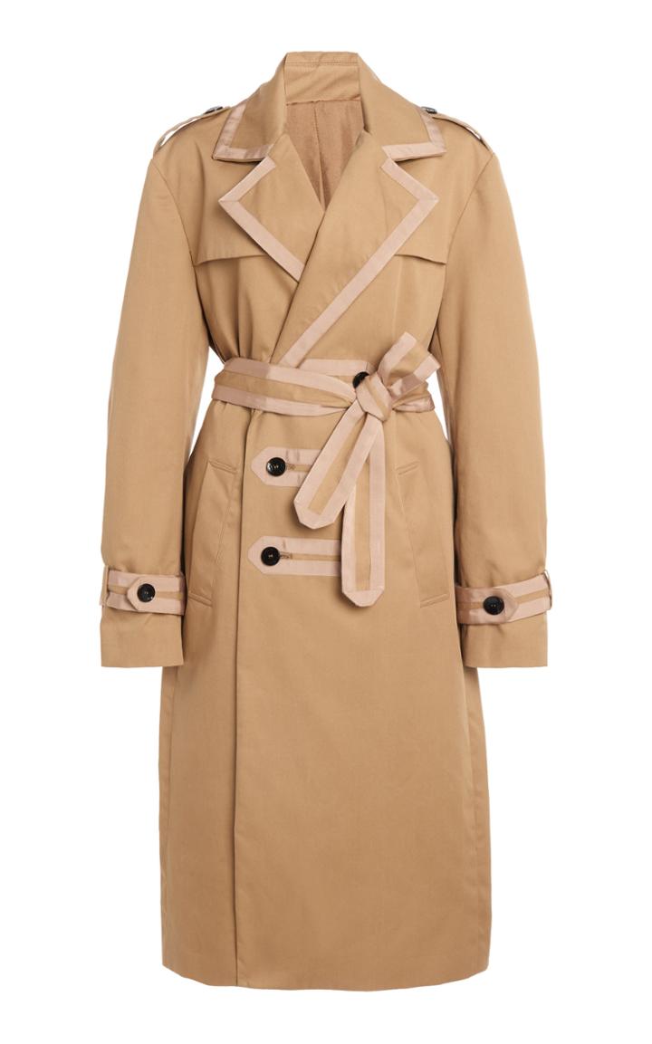 Moda Operandi Redemption Logo-print Gabardine Double-breasted Trench Coat