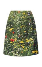 Moda Operandi Christopher Kane Satin Wrap Skirt Size: 40