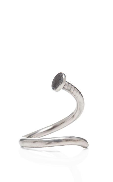 Tom Binns Voila Silver Nail Head Bracelet