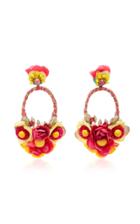 Ranjana Khan Multi Flower Embellished Earrings