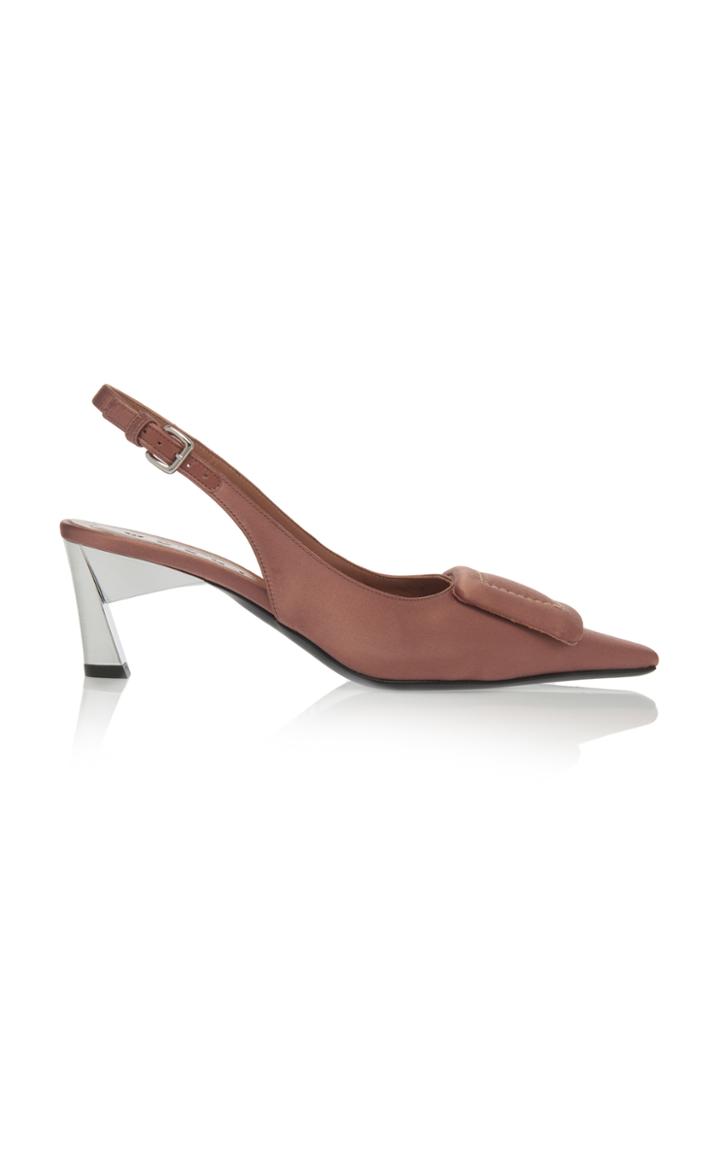Marni Satin Slingback Pump