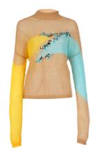 Delpozo Embellished Merino Wool-blend Sweater