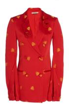 Hellessy Berenson Double-breasted Crepe De Chine Jacket