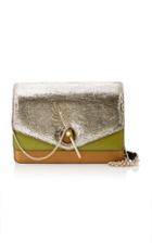 Alberta Ferretti Pull Through Leather Shoulder Bag