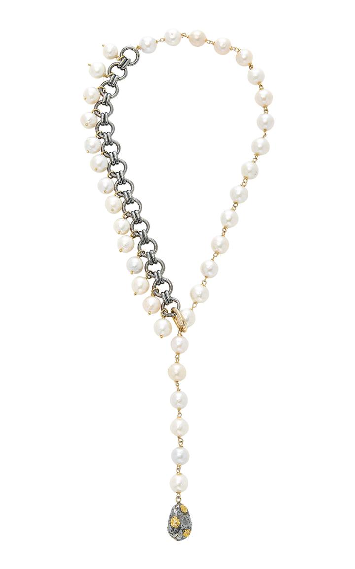 Grazia & Marica Vozza Freswater Pearl Chain Necklace