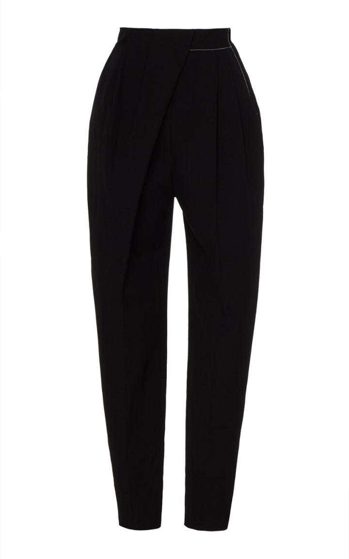 Moda Operandi Proenza Schouler Contrast-stitched Drape Trouser Size: 0