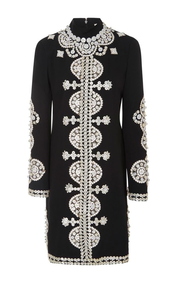 Tory Burch Sylvia Satin Back Crepe Dress