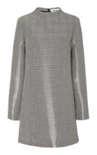 Partow Harlan Wool Check Dress