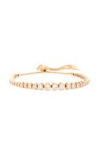 Jemma Wynne Rose Gold Prive Luxe Bezel Diamond Slider Bracelet
