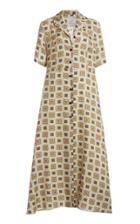 Moda Operandi Giuliva Heritage Collection The Giulia Cotton-blend Shirt Dress