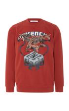 Givenchy Sagittarius Logo Cotton Jersey Sweatshirt