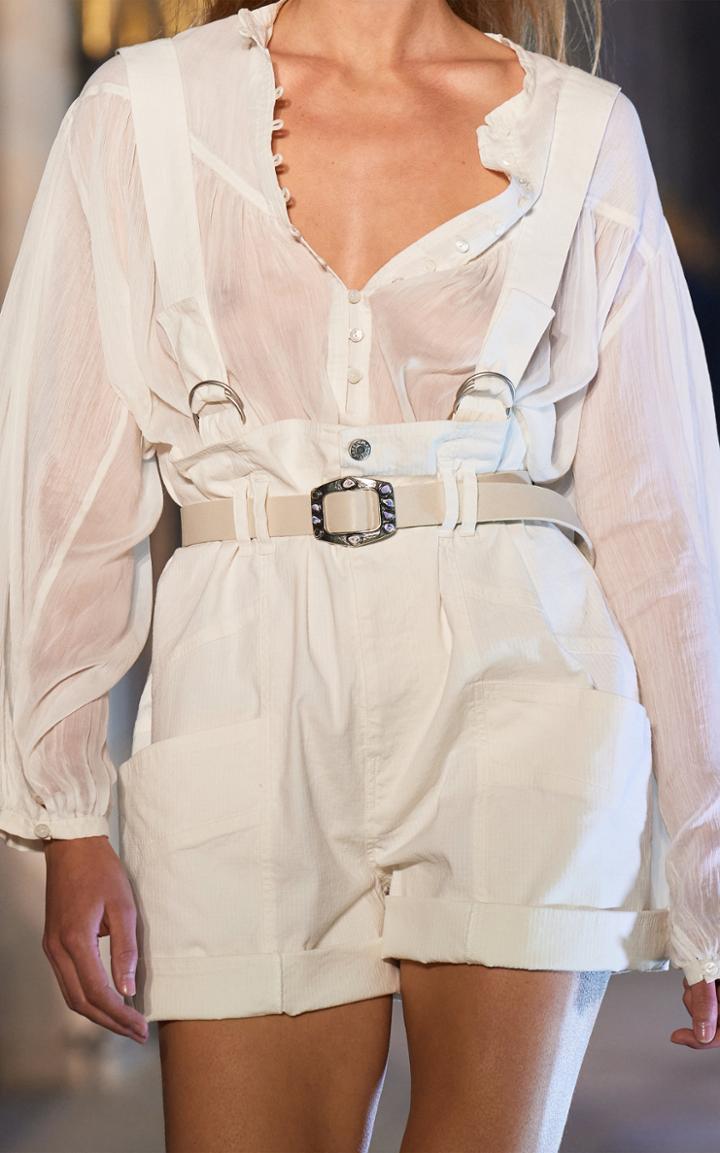 Moda Operandi Isabel Marant Tikei Hexagon Leather Belt