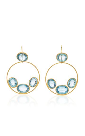Marie-hlne De Taillac Aquamarine Gloria Hoops