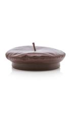 Ruslan Baginskiy Hats Leather Beret Size: M