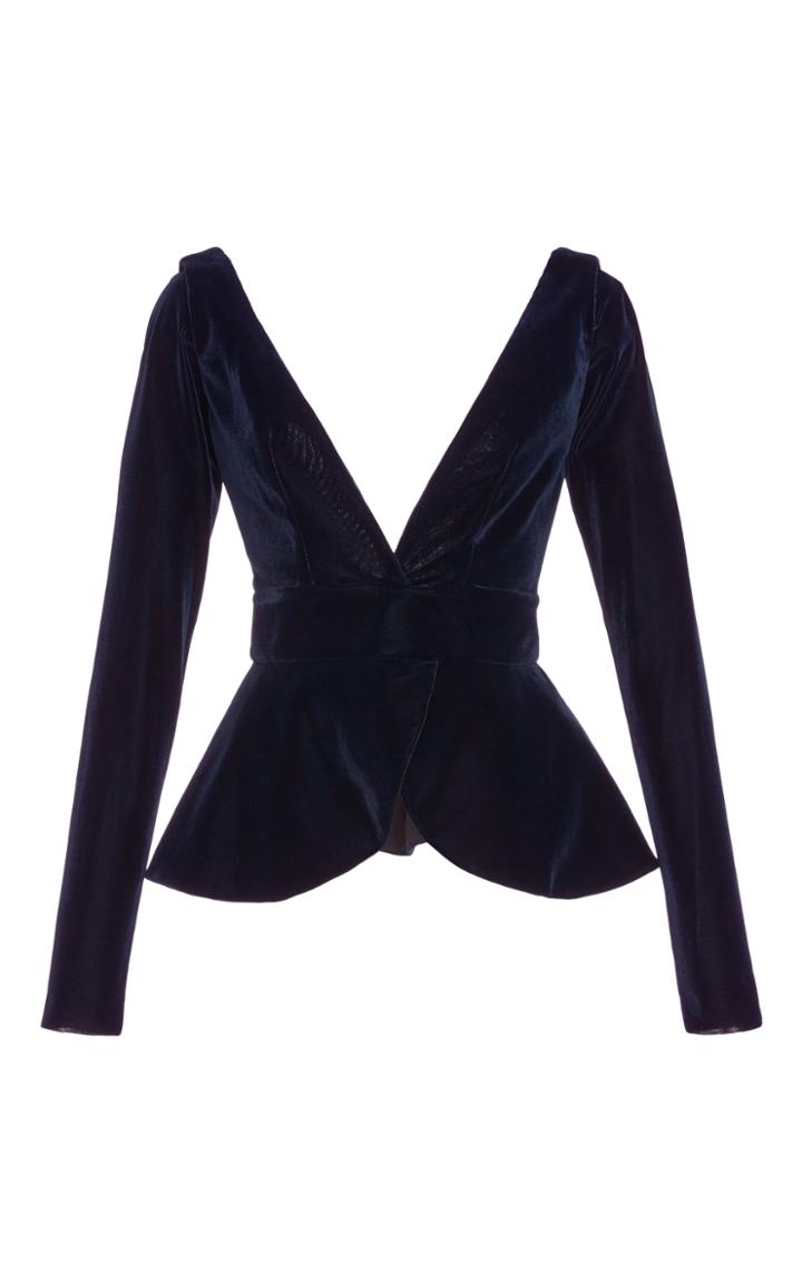 Leal Daccarett Ventura Velvet Long Sleeve Top
