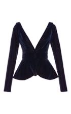 Leal Daccarett Ventura Velvet Long Sleeve Top