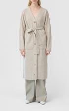 Moda Operandi Co Cotton-blend Button Front Ribbed Cardigan