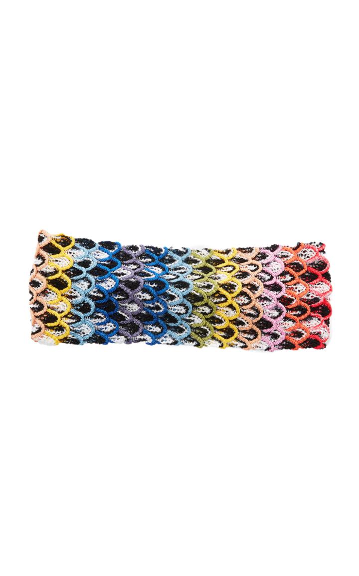 Missoni Mare Crochet-knit Scalloped Headband