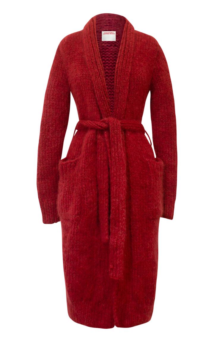 Alejandra Alonso Rojas Hand Knit Lofty Cashmere Robe Cardigan