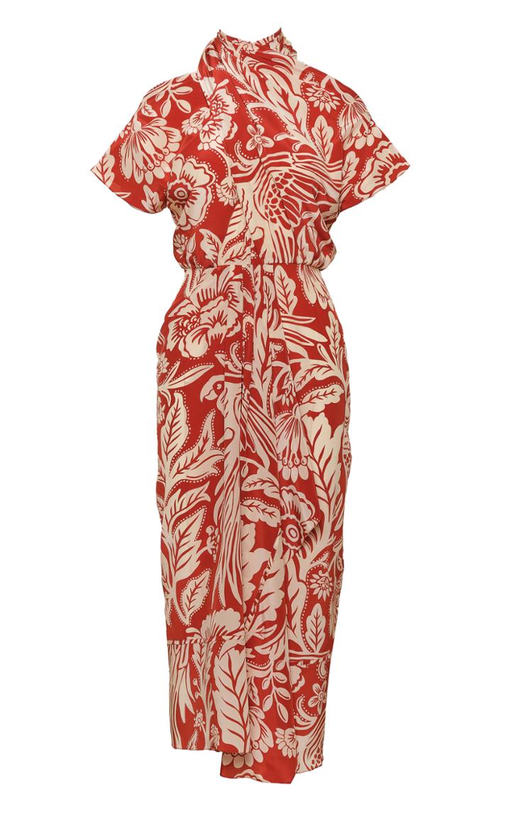 Moda Operandi Johanna Ortiz Intertropical Printed Silk Dress