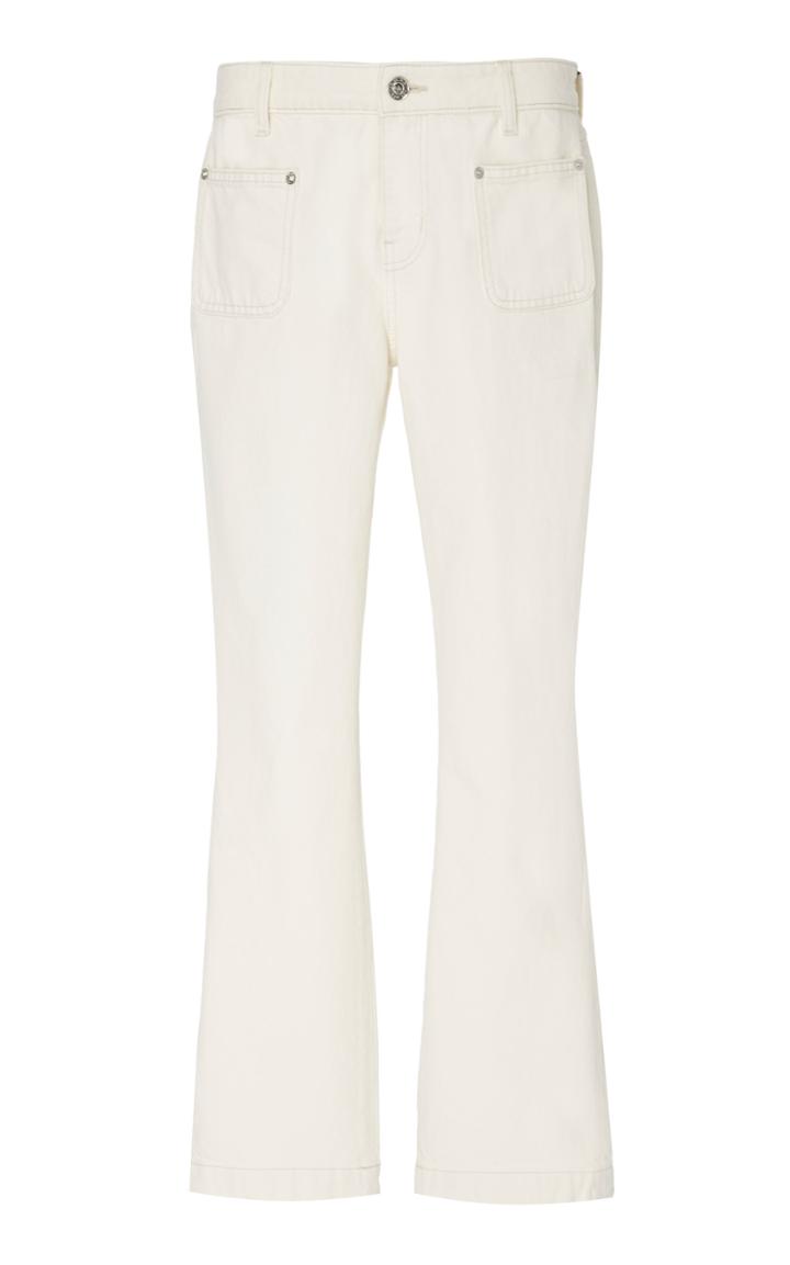 Current/elliott Cropped Boot Mid-rise Jeans