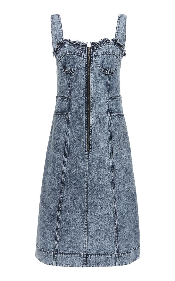 Sea Jocelyn Corset Denim Dress