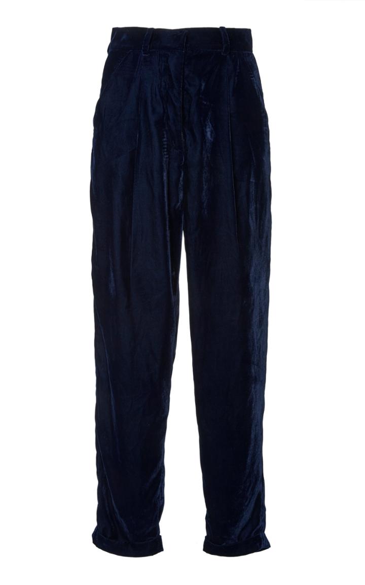 Patbo Slim Velvet Trouser