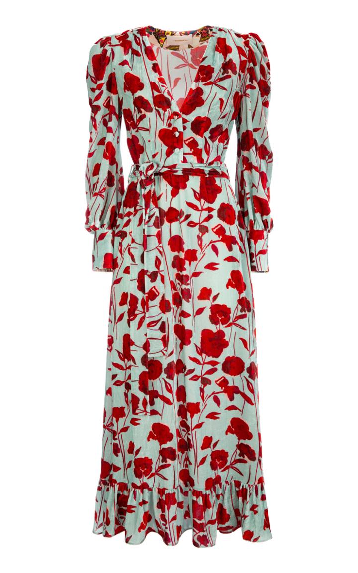 Moda Operandi La Doublej Super Smokin' Hot Velvet Dress